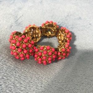 Pink and Gold Bracelet Adjustable Size